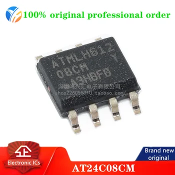 100% prvotne AT24C08C-SSHM-T 08CM Serijski EEPROM-I2C 8K-bit 1K x 8 za 1,8 V/2.5 V/3.3 V/5V Avtomobilske 8-Pin SOIC N T/R