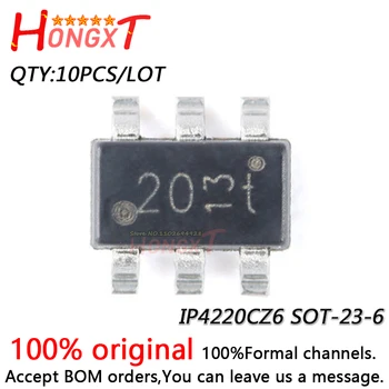 10PCS 100% NOVIH IP4220CZ6 SOT-23-6 5.5 V. Chipset