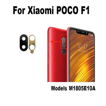 10PCS Original Za Xiaomi Poco F1 Nazaj Objektiv Kamere Stekla Zadaj Pokrov Zamenjava