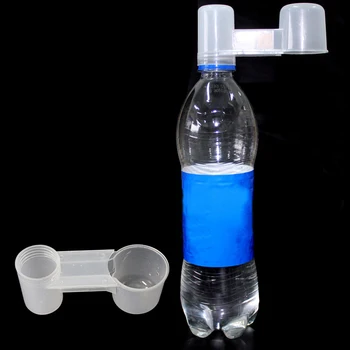 1pcs Plastike, Hišne Ptice Pijem Napajalni Steklenico Vode Pokal Za Piščanca Golob
