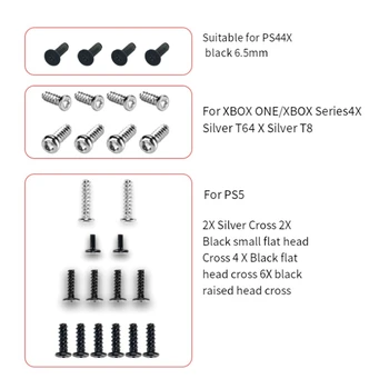 1Set Nadomestnih Delov Za PS4 PS5 ENO Serijo X-E Ročaj Popravila Z Navzkrižno T6T8 Vijak za Nastavitev Ročaj Orodje za Popravilo