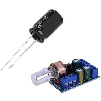 20 Kos Radialni Elektrolitski Kondenzatorji & 1 Kos Audio Ojačevalnik Odbor Potenciometer Modul