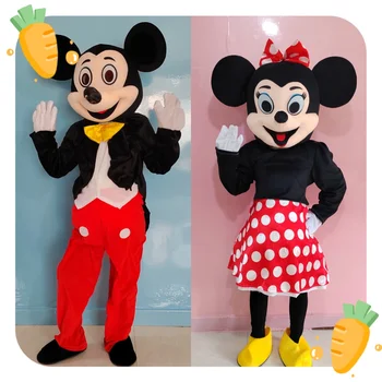 2024 Klasičnih Cosplay Mickey in minnie risank kostum maskota Oglaševanje kostum Stranka Živalski Karneval prop minnie