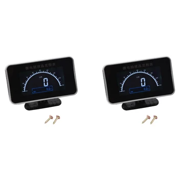 2X Tovornjak 12V/24V 2 V 1 Funkcije Digitalni merilnik Hitrosti Merilnik Hitrosti+Merilnika prevožene poti LCD armaturne Plošče+Alarm LCD Gauge