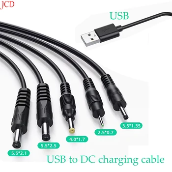 3PCS USB A Moški-DC 2.0 2.5 3.5 1.35 4.0 1.7 5.5 2.1 5.5 2.5 mm Napajalni Vtič Priključek tip A kabel podaljšek priključek vrvi