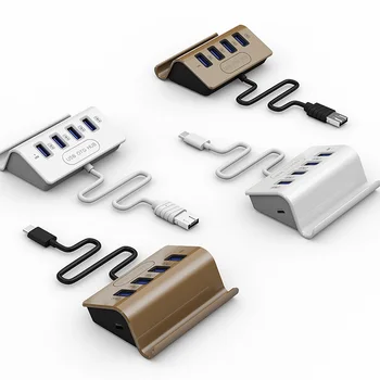 4 v 1 Tip C Hub Telefon Stojalo Držalo USB C OTG Kabel Razdelilnik USB 3.1 2.0 Podaljša Adapter Pretvornik za Polnjenje Dock