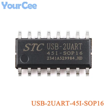 5Pcs USB-2UART-45I SOP16 USB Dvojni Serijska Vrata Namenske SMD Chip IC