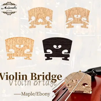 5pcs Visoko Kakovostne Uvožene javor/ebony 4/4 3/4 1/2 1/4 Violina violina mostov,Violino Deli, Pribor pribor