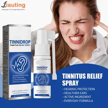60ml Tinitus Relief, Spray Čiščenje sluhovoda Blokada Izboljšanje Poslušanja Tinitus Gluhost Boleče Lajšanje Ušesu Čiščenje Tekočine