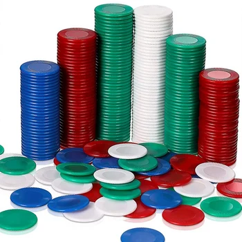 800 Kosov Plastike Poker Čipi Igro Žetone 4 Barve Števec Kartico Za Igranje Igre Štetje Bingo Igro Žetone, Kartice, 3