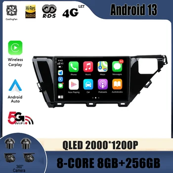 Android 13 Za Toyota Camry 8 70 2017 - 2019 Avto Radio Večpredstavnostna Video Predvajalnik Navigacija 4G GPS Ne 2din 2 din dvd
