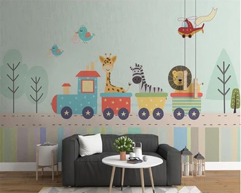 beibehang Prilagojene sodobni otroci žirafa otroci, oblačila, trgovina ozadju novo ozadje papel pared de wall papirjev doma dekor