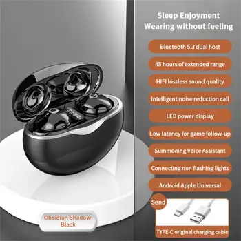 Brezžične Slušalke Mini Majhen Teče Športne Slušalke Novo Priljubljeno Zasebni Model Ultra Dolgo Življenje V Uho Spanja Čepi