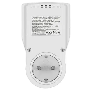 Corui Tuya WIFI Smart Priključite Digitalni Wattmeter Merilnik Moči Poraba Električne energije v EU/ZDA/AU/UK/FR Vtičnico Moč Kilovatnih Meter