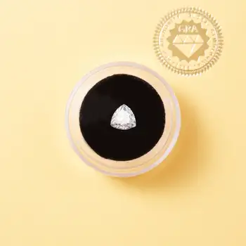 Debelo Svoboden Moissanite Maščobe Trikotnik Cut D Barvo Lab Zrasla Diamond Mimo Diamond Test za Izdelavo Nakita