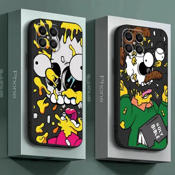 Disney Simpsons Kritje Silikonski Primeru Telefon za Čast 50 20 Magic5 Lite 20i 30i 8X Magic4 Pro 60 70 X5 X6 X7 X9a X8a X8 80 Mat