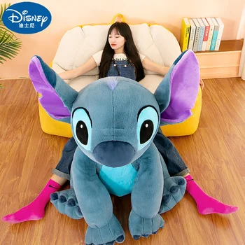 Disney Velikan Velikost Lilo&Stitch Pliš Plišaste Lutka Risanka Kawaii Živali Nekaj Spalno Blazino Softmaterial Igrača Za Otroke Darilo