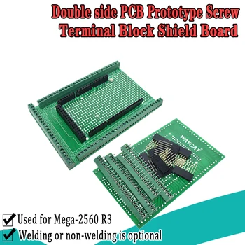 Dvojno strani PCB Prototip Vijak Terminal Blok Ščit Odbor Komplet Za MEGA-2560 Mega 2560 R3 Mega2560 R3 AEAK
