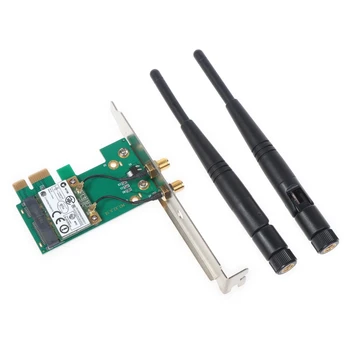 F3KE AR9287 PCI-E Brezžično Kartico 300Mbps Enotni -Band 2,4 G Wifi Sprejemnik za Namizje Podporo za Windows 10