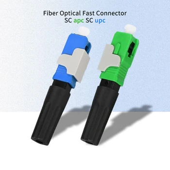 FTTH SC APC UPC svjetlovodni Hitro Conector Single-mode Fiber Optic Hitro Priključkov FTTH SM Vlakna, Optični Priključek Brezplačna dostava