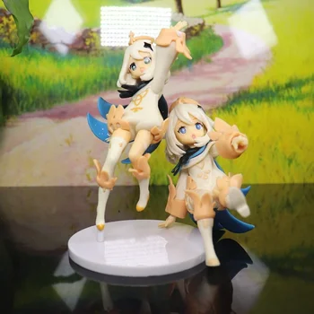 Genshin Vpliv Klee Anime Slika Kawaii Paimon Akcijska Figura, Namizno Dekoracijo Figur Zbirka Model Lutka Igrače Darila