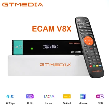 GTMEDIA V8X ecam 1080P HD Satelitski Sprejemnik Sat DVB-S/S2/S2X Finder Podporo SEDEL za Gtplayer CA kartica TV Sprejemniki