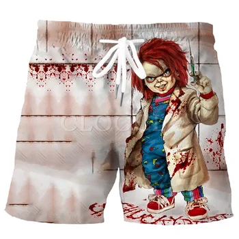 Halloween Teror Krvi Otrok Chucky Predvajanje 3D Tiskanja Vzročno Oblačila Nove Modne Moške/Ženske Hlače, Plus velikost S-7XL