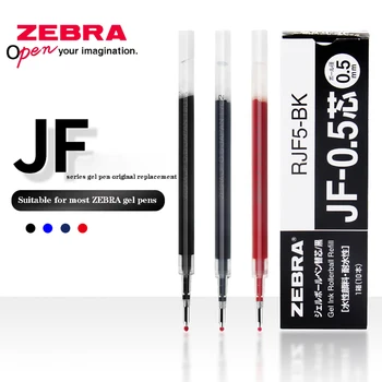 Japonska ZEBR Gel Pero Vložki JF-0.5 za JJ15 Serije Različne Kemične Svinčnike Ne Umazanijo Hitro Suhe 0,5 mm Stylo Tiskovine