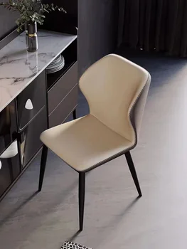 Jedilni stol doma sodobne preprosto razkošje stol kave hotel fotelj Nordijska prosti čas