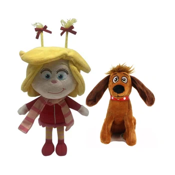 Kawaii Božič Dog-Grinches Plišastih Igrač Cartoon Živali Plushie Lutka Polnjene Peluche Anime Rojstni Dan Darila Za Otroke