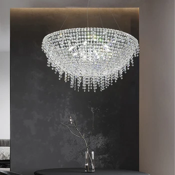 Kristalno Meduze Obesek Luči LED Soba Dekor Viseče Svetilke za Dinning Tabela Sodobne Ustvarjalne Oblikovalec Doma zgornja meja za Keramiko