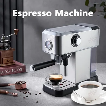LXCHAN polavtomatski aparat za Kavo 15Bar ULKA Črpalka za Espresso Kavo z Thermostatic Sistem Gospodinjsko Uporabo 220V 110V