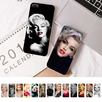 Marilyn Monroe Primeru Telefon za iPhone 15 8 7 6 6S Plus X SE 2020 XR XS 14 11 12 13 Mini Pro Max Mobilne Primeru