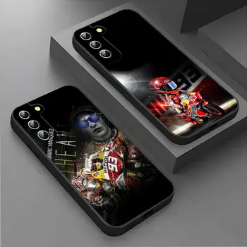 Moto Gp motorno kolo Šport 93 Primeru Telefon za Samusng S23 Ultra S22 S20 Fe S21 Plus Galaxy A54 A34 A24 A52 A53 M54 Pokrov