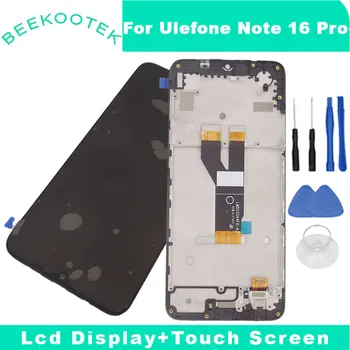 Novi Originalni Ulefone Opomba 16 Pro LCD-Zaslon na Dotik Z Okvirjem Montažo Pribor Za Ulefone Opomba 16 Pro Pametni Telefon
