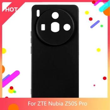 Nubia Z50S Pro Primeru Mat Mehki Silikon TPU Hrbtni Pokrovček Za ZTE Nubia Z50S Pro Telefon Primeru Slim shockproo