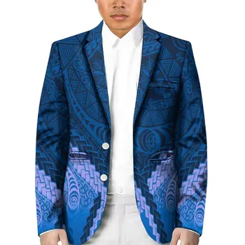 Podpora design moške priložnostne obleko Polinezijski plemenski moda beloprsi singl plašč trend moška jakna poslovni moške brezplačna dostava