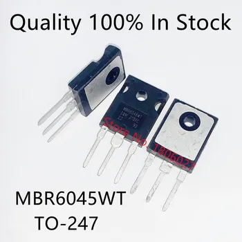 Pošiljanje brezplačnih 20PCS MBR6045WTPBF MBR6045WT ZA-247 45V 30A Schottky dioda