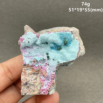 REDKO! 100% Naravni Kongo chrysocolla wrappe Cobaltocalcite mineralnih vzorcu kamni in kristali kremena kristali