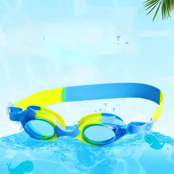 Risanka Vodoodporni Silikonski Material Otroci Plavanje Očala, Plavanje Očala Široko Vizijo Otroci Plavanje Očala, Potapljaška Očala