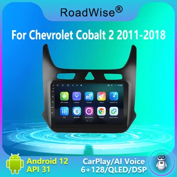 Roadwise 2 Din Android Auto Radio Večpredstavnostna Carplay Za Chevrolet Kobalt 2 2011 -2017 2018 4G Wifi GPS Navi DVD-2 Din Autoradio