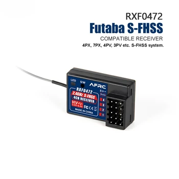 RXF0472 Združljiv RC Avto Receiv Primerna za Futaba 4PX, 7PX, 4PV, 3PV itd. S_FHSS sistem. Fubaba S-FHSS / TM-FH RF Modul