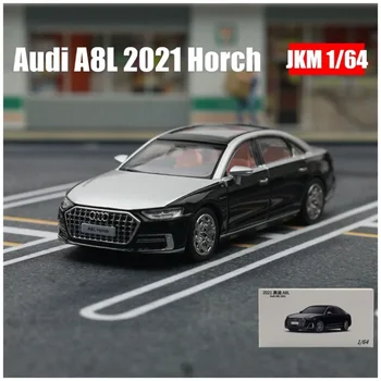 Simulacija 1:64 Audi A8 A7L Zlitine Modela Avtomobila Diecast Voiture Miniaturni Otroci Fantje Avto Darilo Kolektivne Doma Dekor Litje Igrače Avtomobilov
