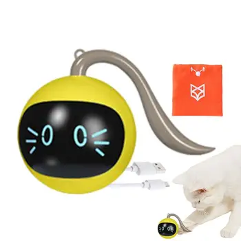 Smart Žogo Mačka Igrača Self Vozni Električna Moč Cat Žogo Premikanje Mačka Vadbe In Lov Mačka Igrače Obogatitev Igrače Za Najbolj Mačke