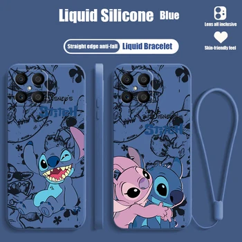 Stitch Disney Srčkan Za Honoe X10 X9A X8A X8 A7A X7 X6S X6 Magic5 Lite Tekoče Vrv Silikonski Mehko Funda Primeru Telefon