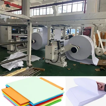 Tiskanje Bela Urad A4 A5 Papir Za Kopiranje, Ki Stroj Bambusa Papir Pisalni Papir Recikliranje Strojev Urad Pulping Papirnica