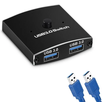 USB 3.0 Izbirno Stikalo KVM Stikalo 5Gbps 2 V 1, Iz USB Stikalo USB 3.0 dvosmerni Sharer Za Tiskalnik Tipkovnica Miška Delitev