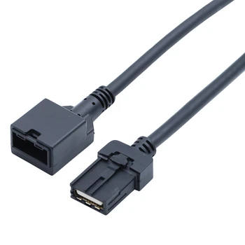 Visoke Ločljivosti 4K Avto 1.4 V Črni Oblikovani HDMI Kabel z 19P, HDMI E Vrsto Moški HDMI E Vrsto Ženski Konektor