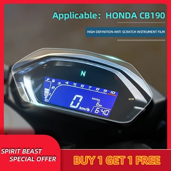 Za Honda CB190R CB190X motorno kolo merilnik hitrosti TPU Praske Zaščita Film nadzorna plošča Zaslon Instrumenta Nalepke Duha Zver