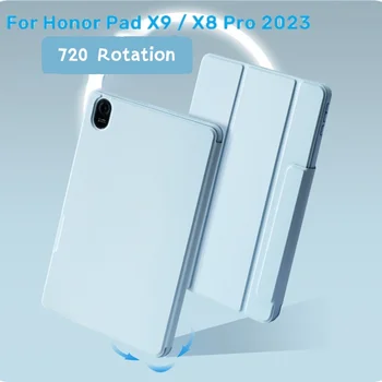 Za Huawei Honor X9 Primeru 11.5 palčni 2023 720 Rotacijski Magnetni Obroč Primeru za Čast PadX8 Pro Pad X8 10.1 X8 Lite Snemljiv Pokrov